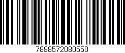Código de barras (EAN, GTIN, SKU, ISBN): '7898572080550'