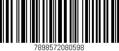 Código de barras (EAN, GTIN, SKU, ISBN): '7898572080598'