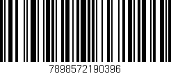 Código de barras (EAN, GTIN, SKU, ISBN): '7898572190396'