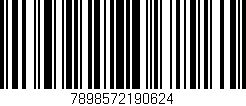 Código de barras (EAN, GTIN, SKU, ISBN): '7898572190624'