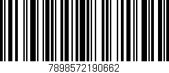 Código de barras (EAN, GTIN, SKU, ISBN): '7898572190662'