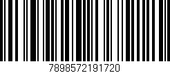Código de barras (EAN, GTIN, SKU, ISBN): '7898572191720'