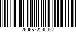 Código de barras (EAN, GTIN, SKU, ISBN): '7898572230092'