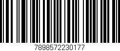 Código de barras (EAN, GTIN, SKU, ISBN): '7898572230177'