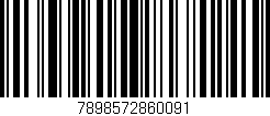 Código de barras (EAN, GTIN, SKU, ISBN): '7898572860091'