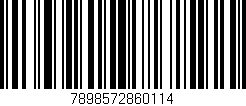 Código de barras (EAN, GTIN, SKU, ISBN): '7898572860114'