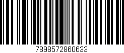 Código de barras (EAN, GTIN, SKU, ISBN): '7898572860633'