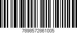 Código de barras (EAN, GTIN, SKU, ISBN): '7898572861005'