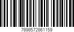 Código de barras (EAN, GTIN, SKU, ISBN): '7898572861159'