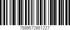 Código de barras (EAN, GTIN, SKU, ISBN): '7898572861227'