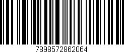 Código de barras (EAN, GTIN, SKU, ISBN): '7898572862064'