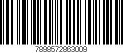 Código de barras (EAN, GTIN, SKU, ISBN): '7898572863009'