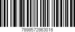 Código de barras (EAN, GTIN, SKU, ISBN): '7898572863016'