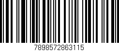 Código de barras (EAN, GTIN, SKU, ISBN): '7898572863115'