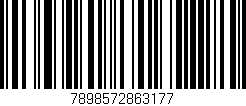 Código de barras (EAN, GTIN, SKU, ISBN): '7898572863177'