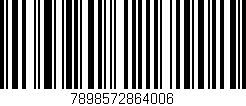 Código de barras (EAN, GTIN, SKU, ISBN): '7898572864006'