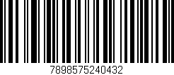 Código de barras (EAN, GTIN, SKU, ISBN): '7898575240432'