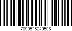 Código de barras (EAN, GTIN, SKU, ISBN): '7898575240586'
