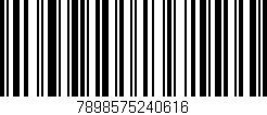 Código de barras (EAN, GTIN, SKU, ISBN): '7898575240616'