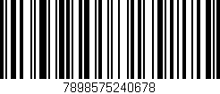 Código de barras (EAN, GTIN, SKU, ISBN): '7898575240678'