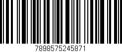 Código de barras (EAN, GTIN, SKU, ISBN): '7898575245871'