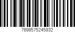 Código de barras (EAN, GTIN, SKU, ISBN): '7898575245932'
