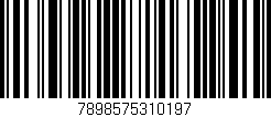 Código de barras (EAN, GTIN, SKU, ISBN): '7898575310197'