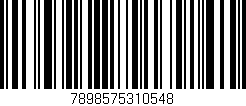 Código de barras (EAN, GTIN, SKU, ISBN): '7898575310548'