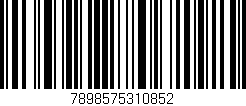 Código de barras (EAN, GTIN, SKU, ISBN): '7898575310852'
