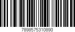 Código de barras (EAN, GTIN, SKU, ISBN): '7898575310890'