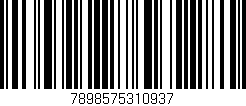 Código de barras (EAN, GTIN, SKU, ISBN): '7898575310937'