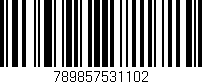 Código de barras (EAN, GTIN, SKU, ISBN): '789857531102'