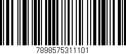 Código de barras (EAN, GTIN, SKU, ISBN): '7898575311101'