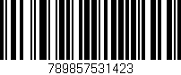 Código de barras (EAN, GTIN, SKU, ISBN): '789857531423'