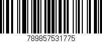Código de barras (EAN, GTIN, SKU, ISBN): '789857531775'