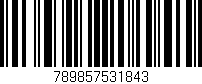 Código de barras (EAN, GTIN, SKU, ISBN): '789857531843'