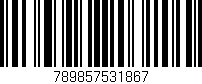 Código de barras (EAN, GTIN, SKU, ISBN): '789857531867'
