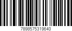 Código de barras (EAN, GTIN, SKU, ISBN): '7898575319640'