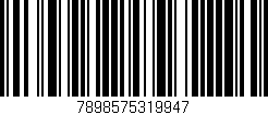 Código de barras (EAN, GTIN, SKU, ISBN): '7898575319947'