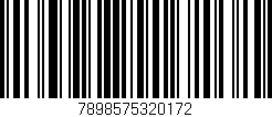 Código de barras (EAN, GTIN, SKU, ISBN): '7898575320172'