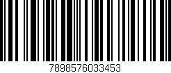 Código de barras (EAN, GTIN, SKU, ISBN): '7898576033453'