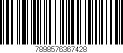 Código de barras (EAN, GTIN, SKU, ISBN): '7898576367428'