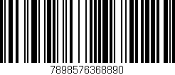 Código de barras (EAN, GTIN, SKU, ISBN): '7898576368890'