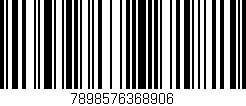 Código de barras (EAN, GTIN, SKU, ISBN): '7898576368906'