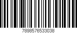 Código de barras (EAN, GTIN, SKU, ISBN): '7898576533038'