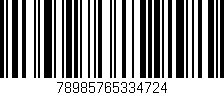Código de barras (EAN, GTIN, SKU, ISBN): '78985765334724'
