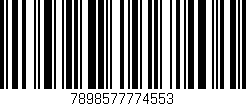 Código de barras (EAN, GTIN, SKU, ISBN): '7898577774553'