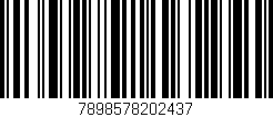 Código de barras (EAN, GTIN, SKU, ISBN): '7898578202437'
