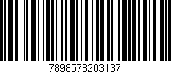 Código de barras (EAN, GTIN, SKU, ISBN): '7898578203137'