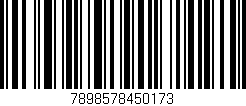 Código de barras (EAN, GTIN, SKU, ISBN): '7898578450173'